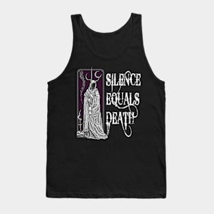 Silence Equals Death Reaper Tank Top